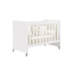 Berço Americano Evolution 4 em 1 Branco Acetinado com Colchão Mini e Colchão Americano Ortobom - Rel - 3