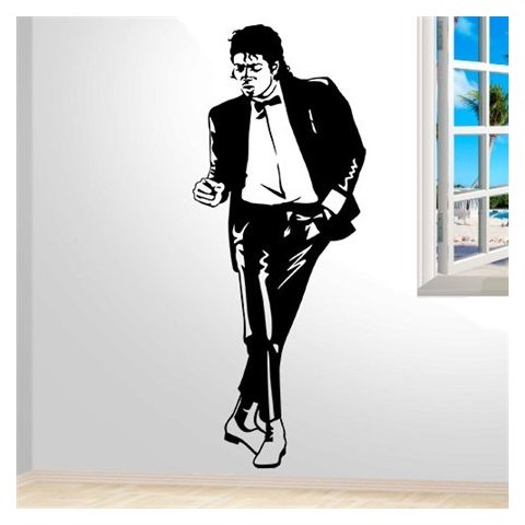 Adesivo de Parede Michael Jackson 8-Medio 50x130cm