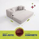 Ver imagem 3 de Sofá Cama Muna 1,50m Tecido Bouclê Xpand Tech