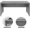 Ver imagem 2 de Mesa para Escritório Escrivaninha 163 Cm Nogal