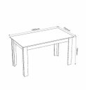 Ver imagem 3 de Mesa de Jantar 6 Lugares Retantugar Tampo de MDP Trend Cobre/Blonde - Casa Giulia