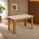 Ver imagem 2 de Mesa de Jantar 6 Lugares Retantugar Tampo de MDP Trend Cobre/Blonde - Casa Giulia