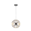 Ver imagem 2 de Pendente Φ20cm e Cabo 2mt Metal Dourado ou Cromado com Cristal Transparente Led Integrado 15w 3