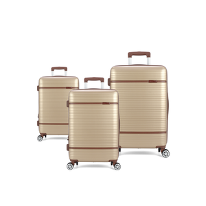 Kit Malas Viagem Executiva Polo King Com Rodinhas 360° E Cadeado