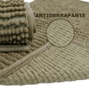 Ver imagem 5 de 2 Tapetes Passadeira Antiderrapante Bolinha 100x50 Cm Musgo