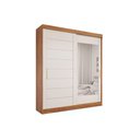 Ver imagem 2 de Guarda Roupa Casal 2 Portas de Correr 3 Gavetas e 1 Espelho Fiore Panan