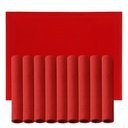 Ver imagem 1 de Jogo 10 Lugar Americano Retangular Mesa Pvc Vermelho Executivo 30x45cm em Casa Tem
