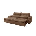 Ver imagem 7 de Sofá Grecia Veludo 02 Módulos de 110m B25CM Meu Sofá Online B016 Veludo Marrom