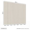 Ver imagem 3 de Painel Ripado para TV até 86 Polegadas Planejado 280x230cm Aruá CabeCasa MadeiraOriginals Off White