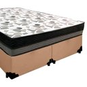 Ver imagem 4 de Cama Box Casal Sintético Bipartido + Colchão Ortobom Iso Dupla Face 60x138x188 Cor:bege
