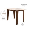 Ver imagem 5 de Conjunto Mesa de Jantar Kate 120cm Vidro 4 Cadeiras Jade Revestidas em Suede Amêndoa/Off White