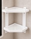Ver imagem 1 de Prateleira Cantoneira Suporte Porta Shampoo Banheiro Multi Branco