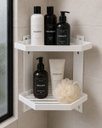 Ver imagem 4 de Prateleira Cantoneira Suporte Porta Shampoo Banheiro Multi Branco