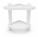 Ver imagem 2 de Prateleira Cantoneira Suporte Porta Shampoo Banheiro Multi Branco