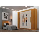 Ver imagem 1 de Dormitorio Ripado Espelho Solteiro 2PÇS Atenas - Arbo Design