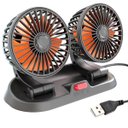 Ver imagem 1 de Ventilador Duplo Usb Mesa Escritorio Escrivaninha Carro Estudos Sol Verao Auotmotivo 2 Velocidades C
