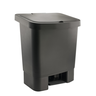 Lixeira com Pedal 25l Haus Preta Design e Alta Qualidade - 1