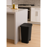 Lixeira com Pedal 25l Haus Preta Design e Alta Qualidade - 2