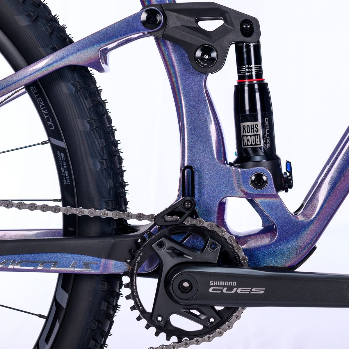 Bicicleta Full Sense Invictus Sport Carbono Shimano Cues:roxo+preto/17 - 8