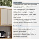 Ver mais imagens de Armário Aéreo para Cozinha 2 Portas 80cm Torino Valdemóveis Cinamomo/off White