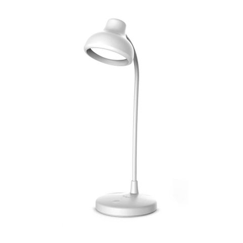 Luminária de Mesa Disco Touch LED 6W Bivolt USB Branca Elgin