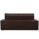 Ver imagem 6 de Sofá Retrátil Reclinável para Sala 3 Lugares 230cm Bryant L06 Couro Marrom - Lyam Decor