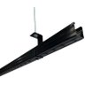 Perfilado Perfurado 38x38x1500 Mm #24 Cor Preta Trilho Spot - 1