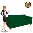 Ver imagem 5 de Sofá 3 Lugares Arezzo Suede Verde