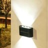 Luminaria Solar Spot Led Arandela Parede Escada Caminho Jardim Quintal Varanda Garagem Iluminaçao - 2