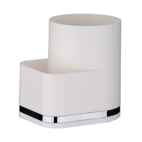 Suporte Pia Detergente Bucha Esponja Branco Future 1253bc