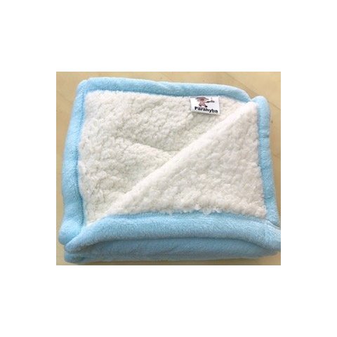 Cobertor Mink Sherpa Liso Bebê Cobertores Parahyba Azul Bebê