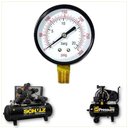 Ver imagem 2 de Manômetro 50mm 300 Psi 24.61bar 1/4 Metal