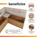 Ver imagem 5 de Canto Alemão com Baú Linho Liebe Viero