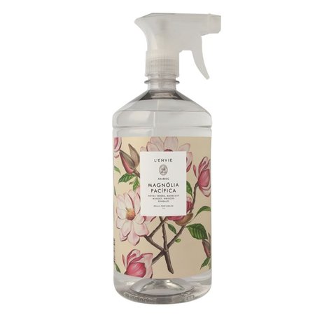 Água Perfumada Lenvie 1 Litro Agua Perfumada Magnolia Pacífica