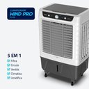 Ver imagem 2 de Climatizador Wind Pro Mondial 230w Branco/cinza 220v - Cl-45l