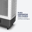 Ver imagem 5 de Climatizador Wind Pro Mondial 230w Branco/cinza 220v - Cl-45l