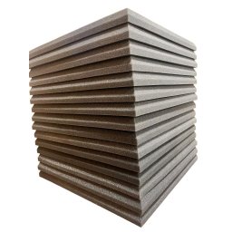 Espuma Acústica 50 X 50 X 3,5cm Lisa - 20 Placas Anti Chamas - 8