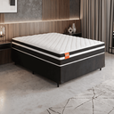 Ver imagem 3 de Colchão Casal CBP Molas Qatar 138x188x22cm Branco / Preto - Suporta até 150kg por Pessoa
