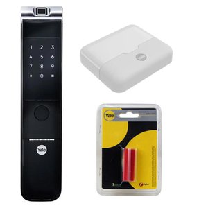 Combo Yale - Fechadura Digital Ymf 40a Rl com Hub e Zigbee