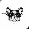 Tapete Pet Cachorro Bulldog Comedouro Agua 60x50 Higienico - 2