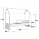 Ver imagem 7 de Cama Infantil Montessoriana sem Colchão Linha Infanto Branco CCM010 Completa Móveis
