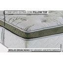 Ver imagem 6 de Colchão Solteirão Molas Visco Ensacadas Masterpocket Imperatore Eco Bamboo Euro Pillow (96x203x34