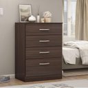 Ver imagem 1 de Cômoda Ambiente Astral 4 Gavetas Café Touch - Demóbile