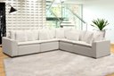 Ver imagem 2 de Sofá Modular Riviera Linho Creme 280x280 cm - Meu Estofado Sofá Modular Riviera Sala Quarto Recepção