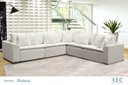Ver imagem 4 de Sofá Modular Riviera Linho Creme 280x280 cm - Meu Estofado Sofá Modular Riviera Sala Quarto Recepção