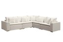 Ver imagem 1 de Sofá Modular Riviera Linho Creme 280x280 cm - Meu Estofado Sofá Modular Riviera Sala Quarto Recepção