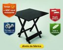 Ver imagem 7 de Kit 10 Conjuntos Dobráveis 70x70 com 10 Mesas 40 Cadeiras IMBUIA