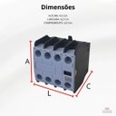 Ver imagem 7 de Bloco Contato Aux Frontal Bfb-31 3na+1nf Cwb 660-690v Weg