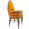 03 Cadeiras para Hotel e Auditório Linha Hotel Laranja - 1