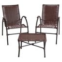 Ver imagem 6 de Conjunto de Mesa de Centro e 2 Cadeiras Ônix para Área Externa